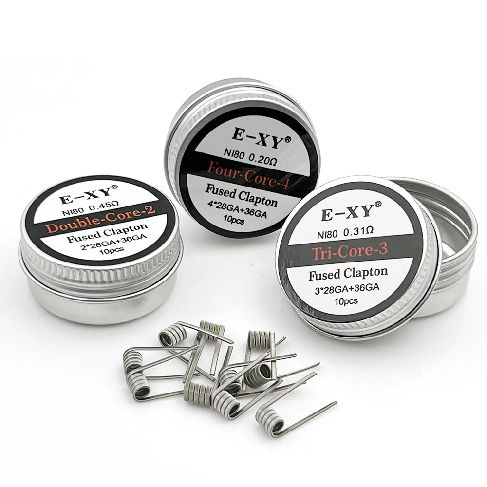 Clapton Wire Pre Built - 10 teile/schachtel Ni80 Vorgefertigte Spule 28GA