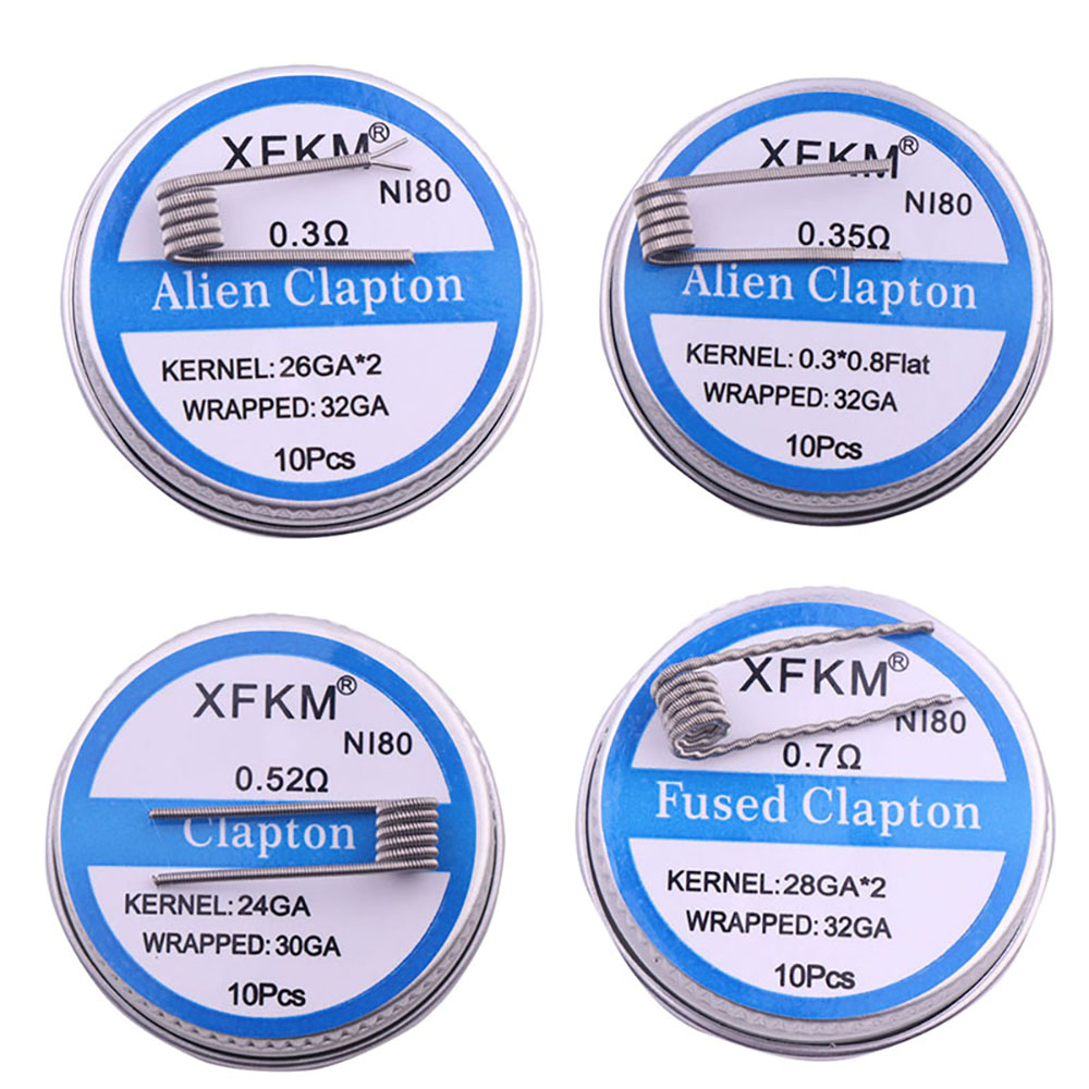 Clapton Wire Pre Built - Vorgefertigte Innen durchmesser 3mm Spule verschmolzen