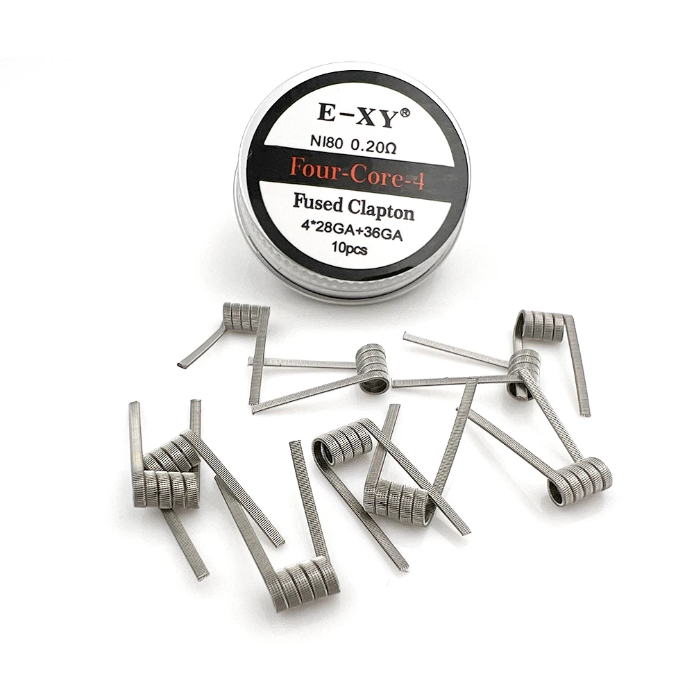10 teile/schachtel Ni80 Vorgef – Clapton Wire Pre Built Bewertung und Preis