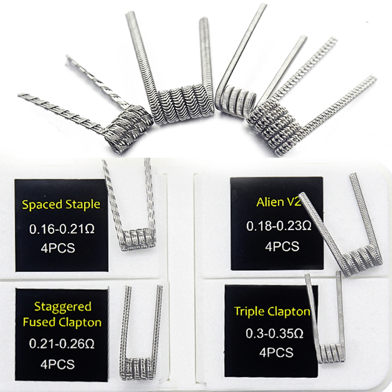 16 Stück NI80 Fused Clapton Vo – Clapton Wire Pre Built Bewertung und Preis