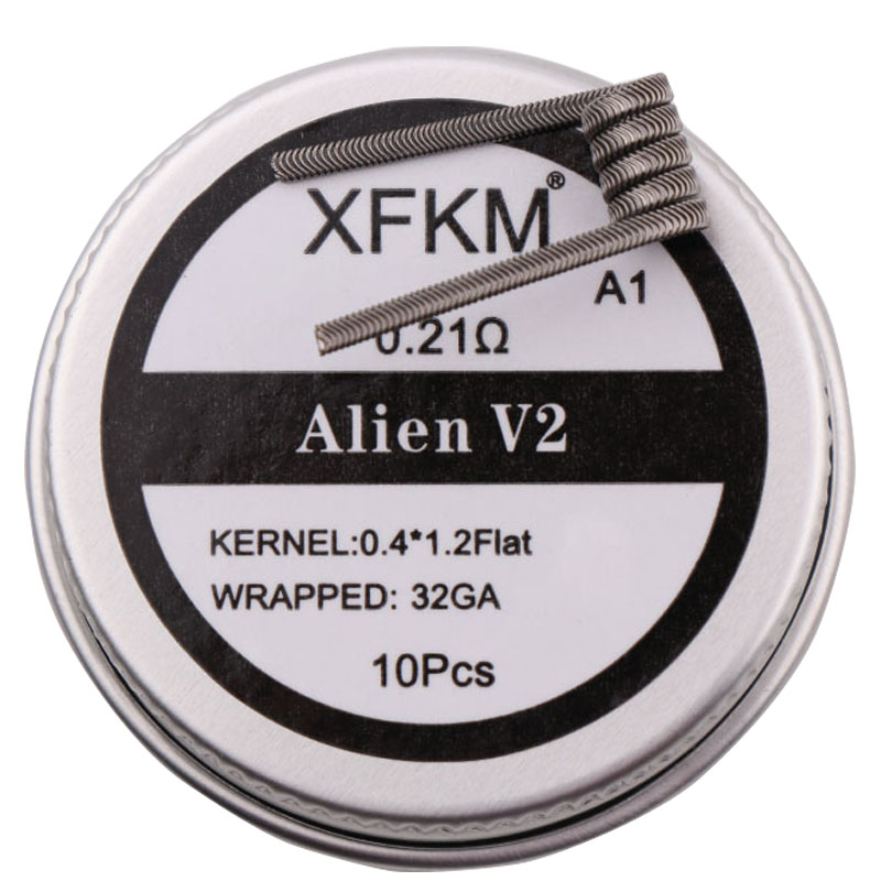 NEUE XFKM NI80/A1/SS316L 10 te – Clapton Wire Pre Built Bewertung und Preis